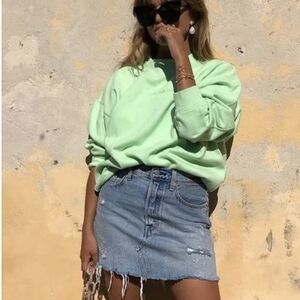 Aeropostale Denim Mini Skirt Size 6